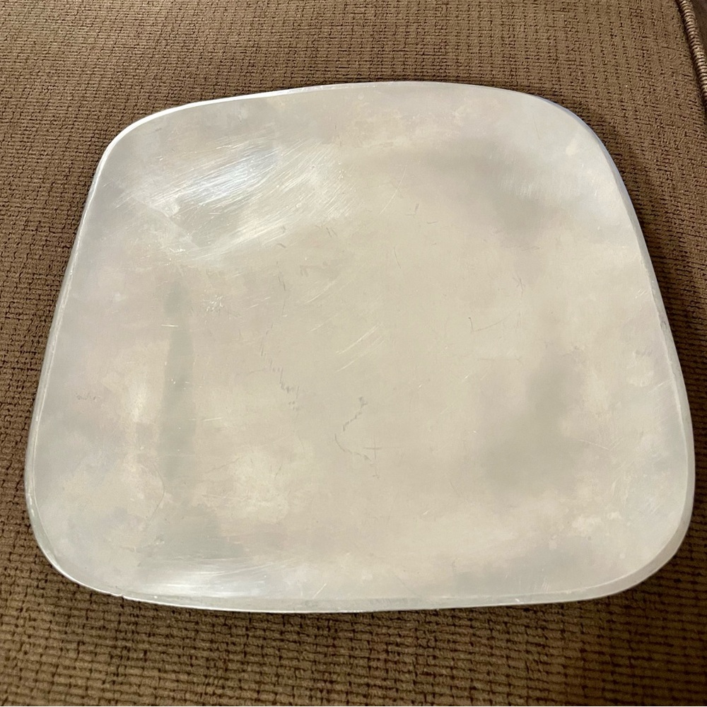 Nambe 10” square Serving Plate - oven safe - gently used